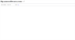 Desktop Screenshot of ftp.amssoftware.com